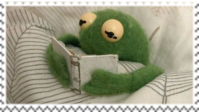 Kermit reading